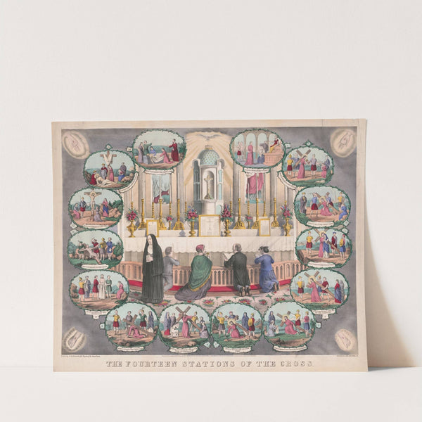 The fourteen stations of the cross (1867) by P. D. Farrell