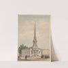 The Fourth Baptist Church, N.W. corner of Fifth & Buttonwood Streets, Philadelphia (1853-1856) by James Fuller Queen