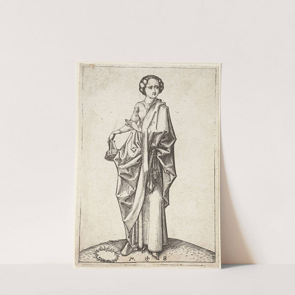The fourth foolish Virgin by Martin Schongauer