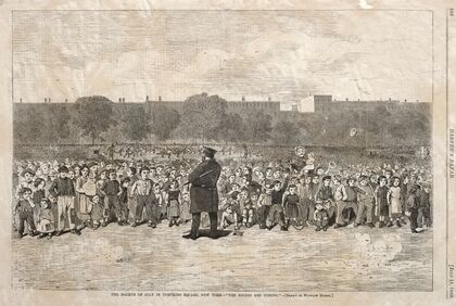 The Fourth of July in Tompkins Square, New York – ‘The Sogers Are Coming’ (1868)