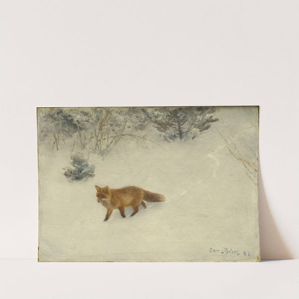 The Fox (1893) by Bruno Liljefors
