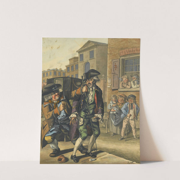 The Frenchman In Distress by Robert Dighton