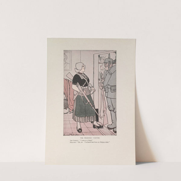 The Friendly Visitor (1916-1917) by Louis Raemaekers