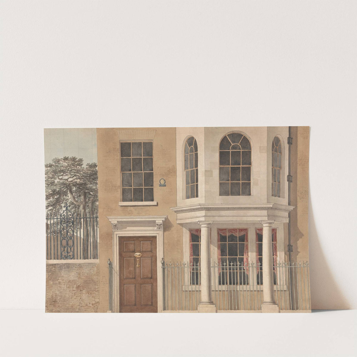 The Front of a Town House by Michael Angelo Rooker