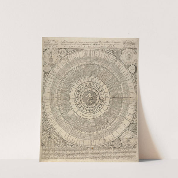 The Frontispiece of a Clock by John Carte