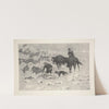 The Frozen Sheep-herder (1900) by Frederic Remington