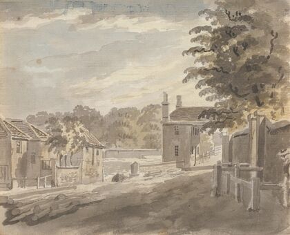 The Fulham End of Putney Bridge