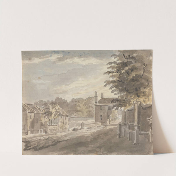 The Fulham End of Putney Bridge by James Miller