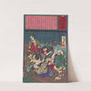 The Gang Rape of Hisazō’s Girlfriend, Omatsu (1875) by Tsukioka Yoshitoshi