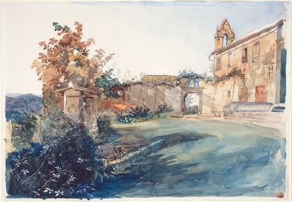 The Garden of San Miniato near Florence — size preview