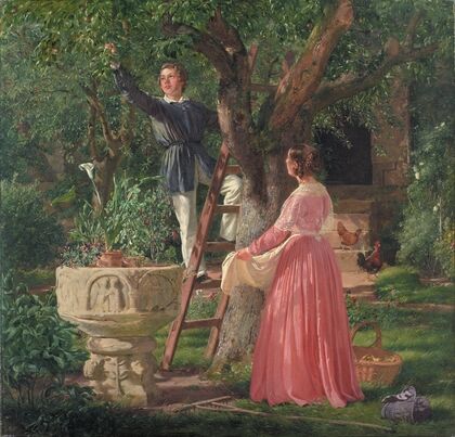 The Garden with the Old Font (1850)