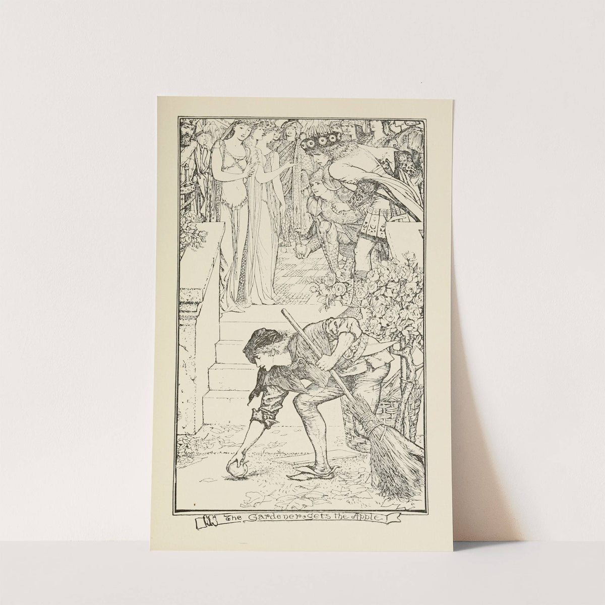 The Gardener gets the Apple by Henry Justice Ford