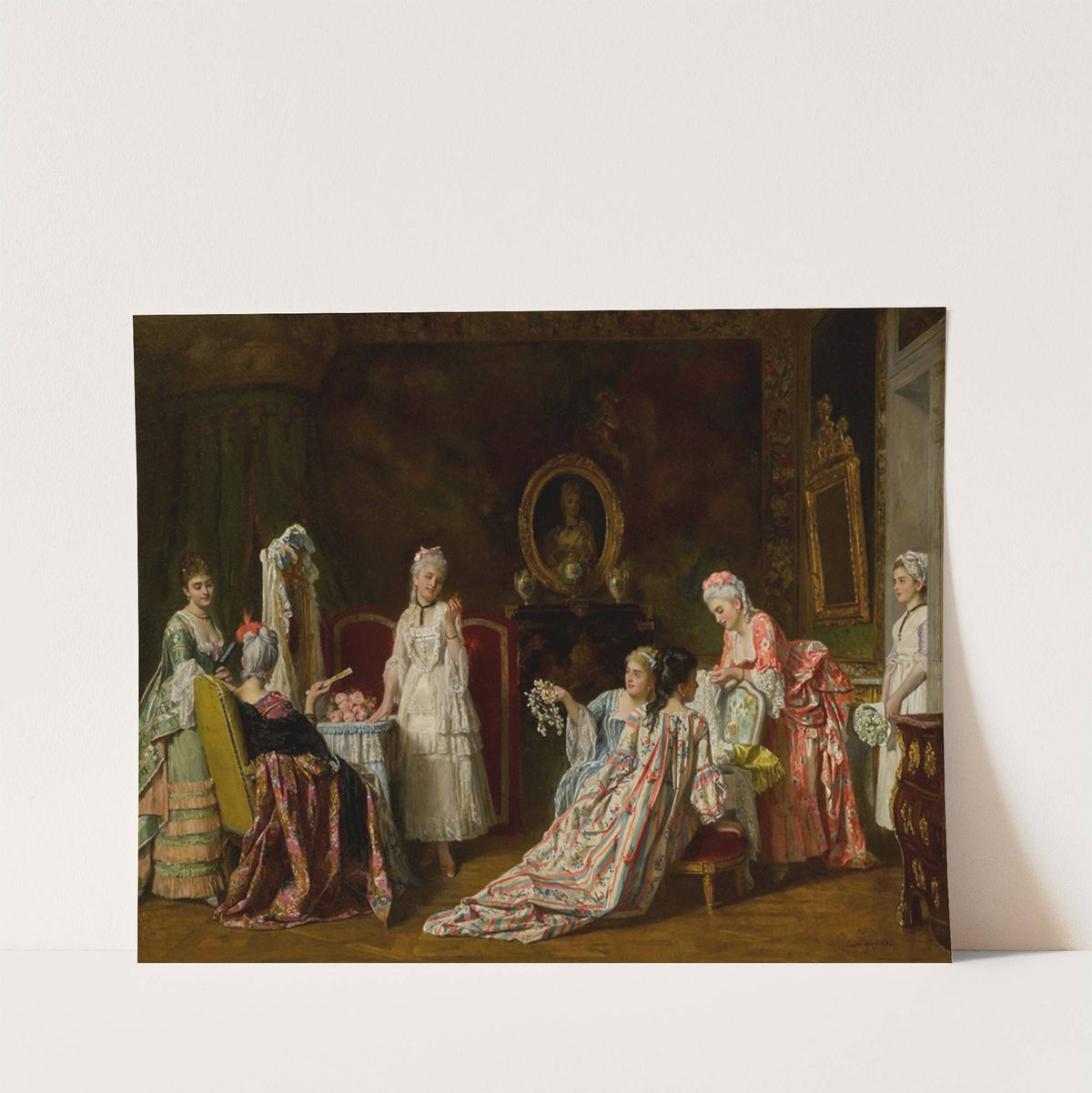 The Garland of Flowers by Charles Baugniet