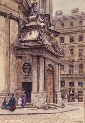 The gate of Saint Peter’s church in Vienna — size preview