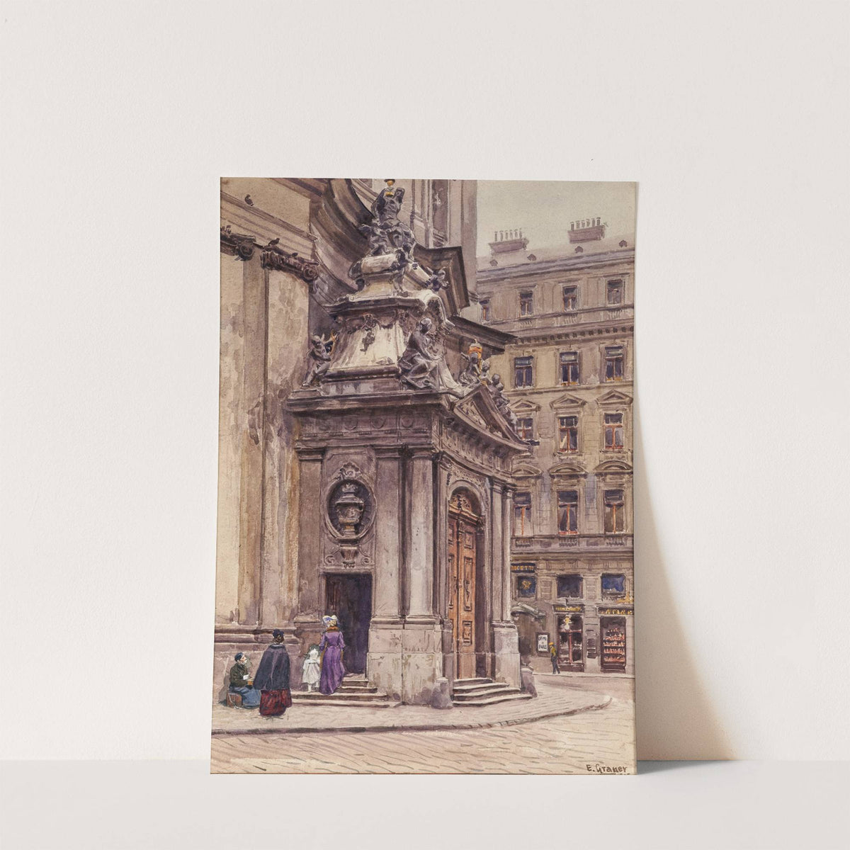 The gate of Saint Peter’s church in Vienna by Ernst Graner