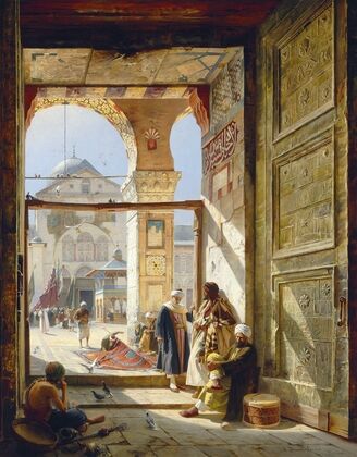 The Gate of the Great Umayyad Mosque, Damascus