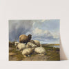 The gathering storm canterbury meadows by Thomas Sidney Cooper