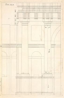 The geometrical elevation of the foregoing design.