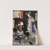 The Ghost of Yaehatahime and Akamatsu Jūtamaru Takanori by Tsukioka Yoshitoshi