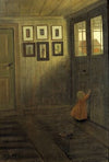 The Girl at the Door. Interior of the Artist’s home, ÃlvÃ¤ngen