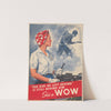 ‘The girl he left behind’ is still behind him–She’s a WOW (1943) by Adolph Treidler