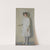 The Girl In White, Portrait Of Beatrice Harrison Aged Twelve by Edwin Harris