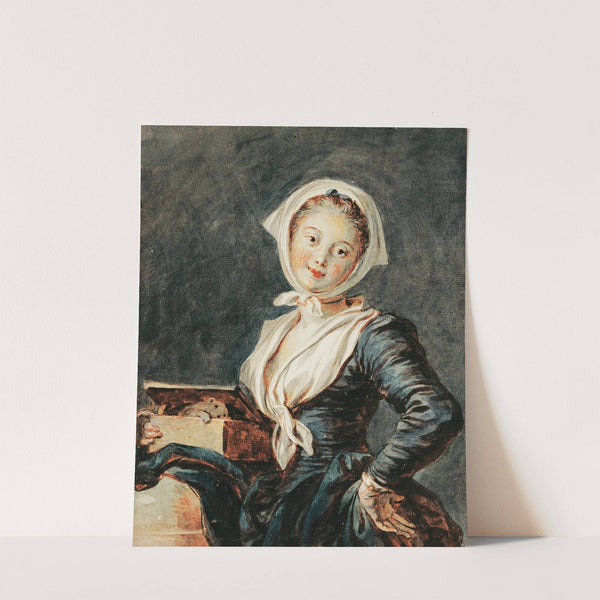 The Girl with the Marmot by Jean-Honoré Fragonard