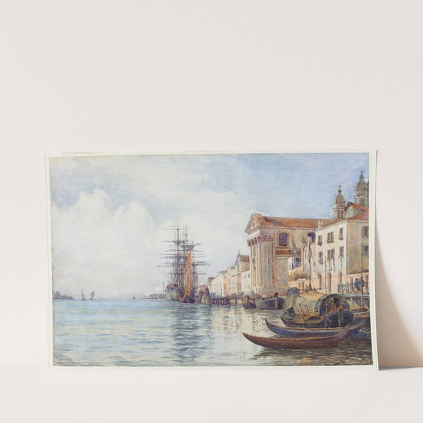 The Giudecca Canal with Shipping near the Chiesa dei Gesuati by David Law