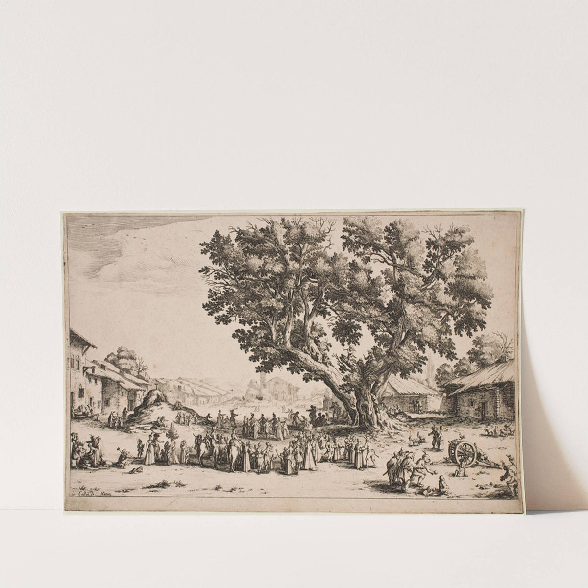 The Gondreville Fair (1625) by Jacques Callot