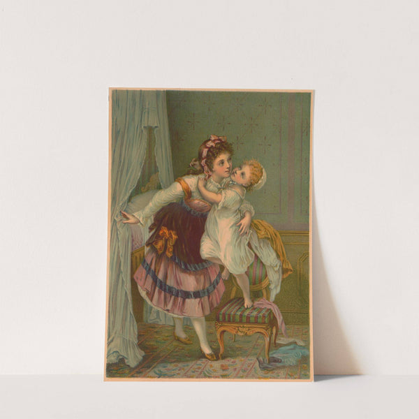 The good night kiss (1879) by George Stinson & Co.