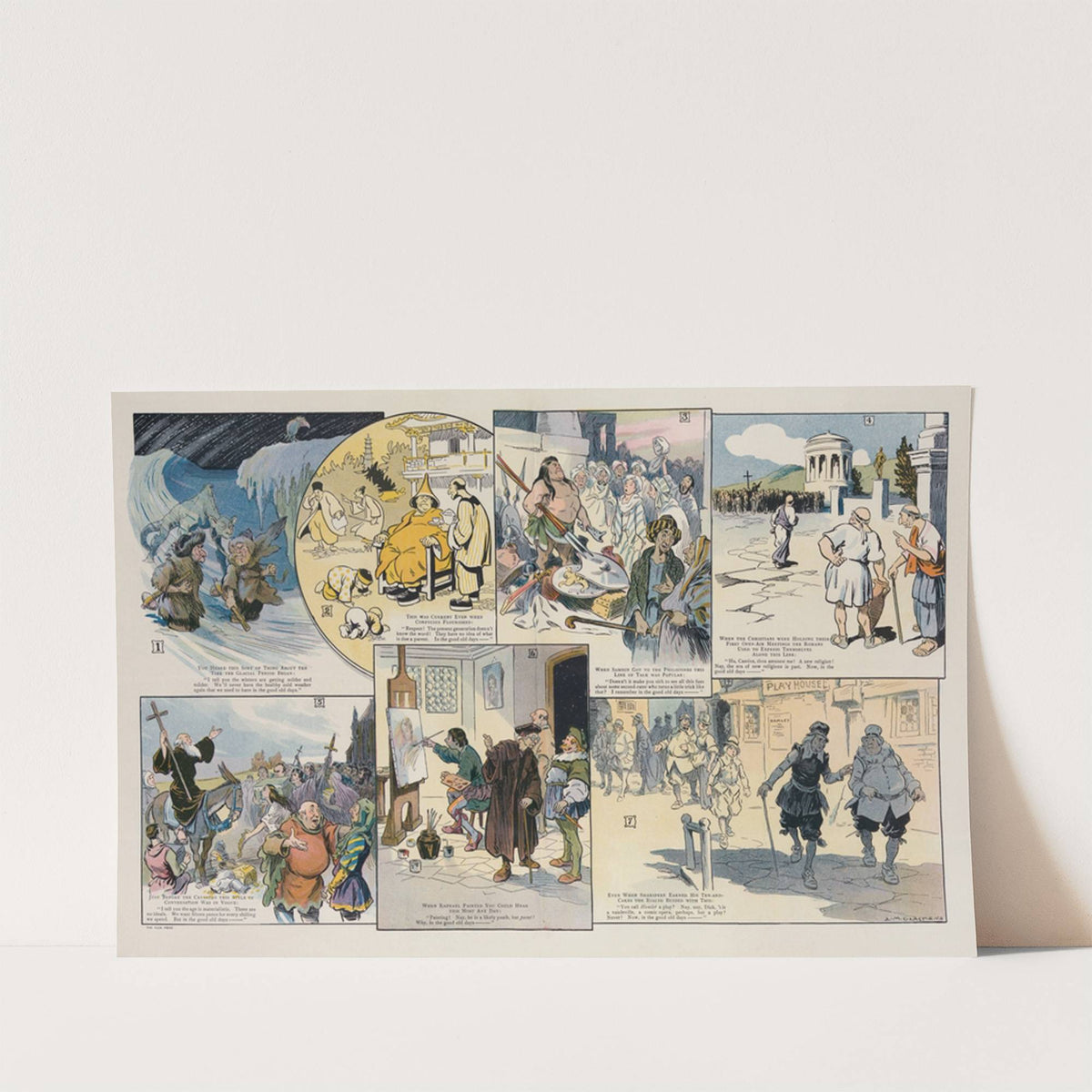 The good old days or, the seven ages of pessimism (1911) by Louis Glackens