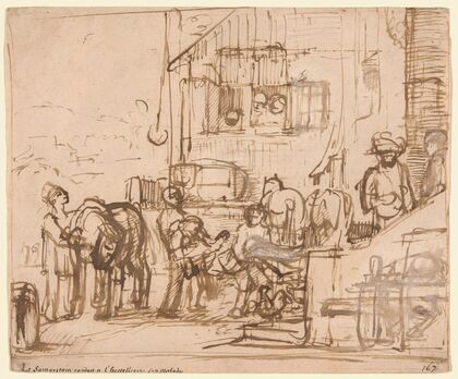 The Good Samaritan Arriving at the Inn (c. 1660)
