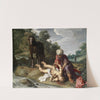 The Good Samaritan tending the wounds of the traveller by Pieter Lastman