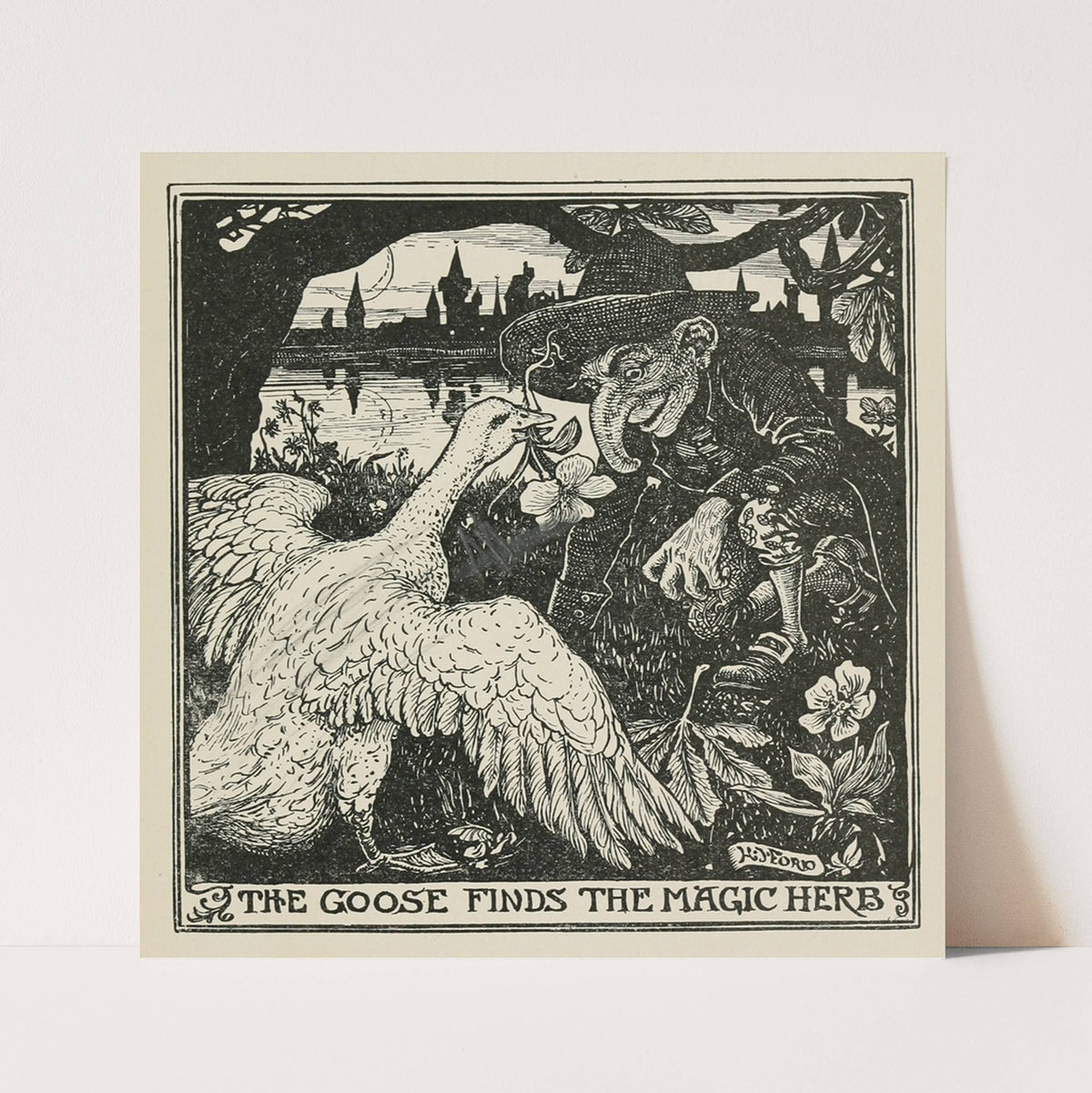 The Goose fnds the Magic Herb (1906) by Henry Justice Ford