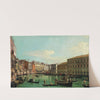 The Grand Canal, Venice, Looking South toward the Rialto Bridge by Canaletto