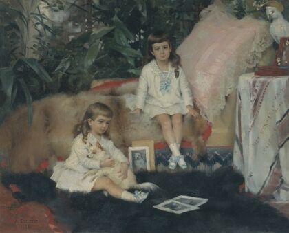 The Grand Dukes Boris and Kirill Vladimirovich as Children (1881)