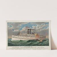 The grand new steamboat Pilgrim; the largest in the world (1883) by Charles Richard Parsons