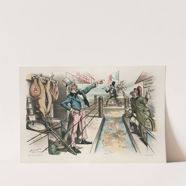 The grand old game of tit for tat by Louis Dalrymple