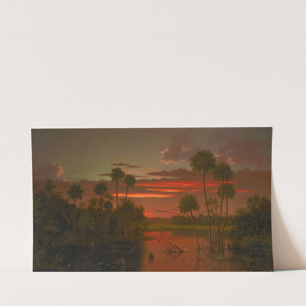 The Great Florida Sunset (1887) by Martin Johnson Heade