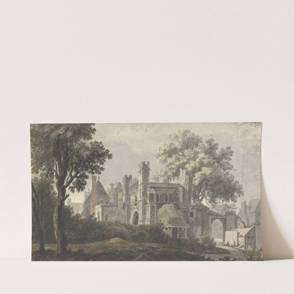 The Great Gate of St. Augustine&#8217;s Monastery, Canterbury (1757) by Jonathan Skelton
