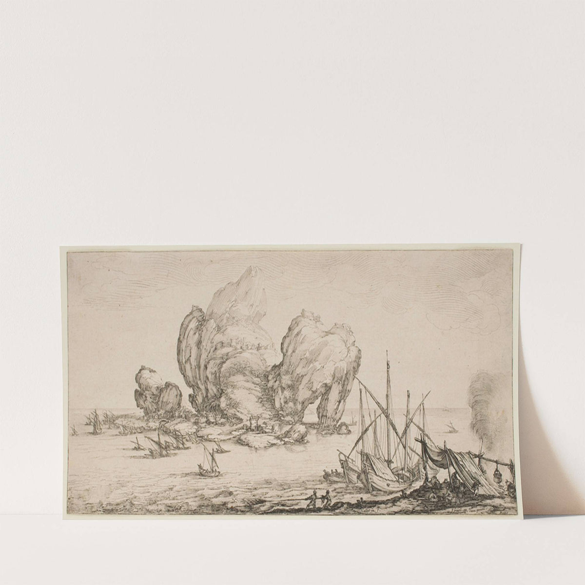 The Great Rock (1630_1630) by Jacques Callot