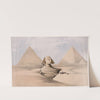 The Great Sphinx, Pyramids of Gizeh [Giza]. July 17th, 1839. (1846-1849) by David Roberts