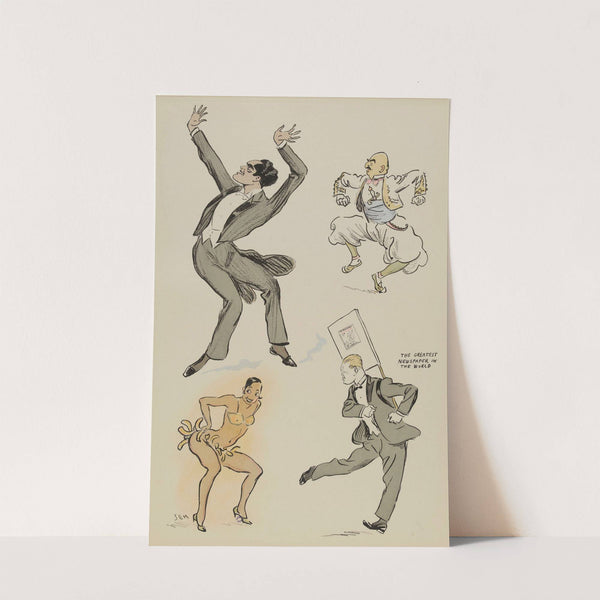 The greatest newspaper in the world (1927) by Georges Goursat (Sem)