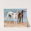 The Greyhounds of the Comte de Choiseul (1866) by Gustave Courbet
