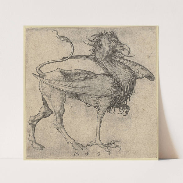 The Griffin (ca. 1475) by Martin Schongauer