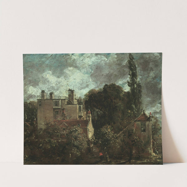 The Grove, or the Admiral&#039;s House in Hampstead by John Constable