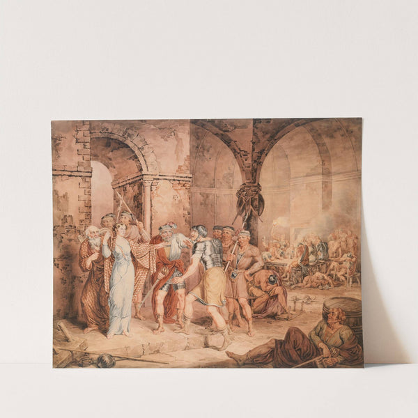 The Guard Room, from Sir Walter Scotts &#039;Lady of the Lake&#039; by George Grattan