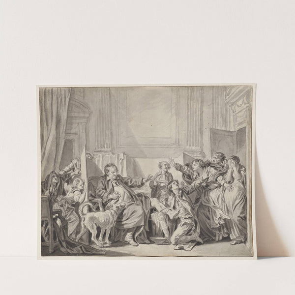 The Guilty and Repentant Daughter (early 1770s) by Jean-Baptiste Greuze