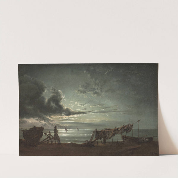 The Gulf of Naples. Moonlight (1820 – 1821) by Johan Christian Dahl
