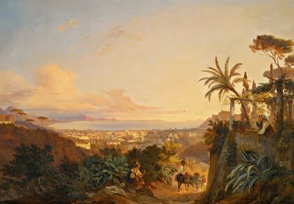 The gulf of naples, viewed from the Capo di Monte